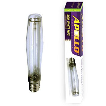 Apollo Horticulture GLBHPS400 400 - Watt High Pressure Sodium HPS Grow Light Bulb Lamp