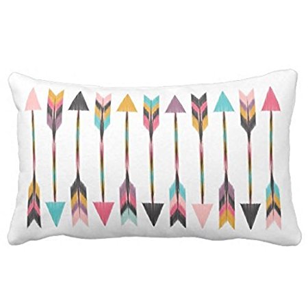 Pillowcase Standard Decorative Bohemian Arrows Throw Bedding Pillow Shams 16X24 Inches