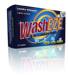 WashEZE 3-in-1 Laundry Detergent Sheets, Scented, 120 Count (Free Shipping)