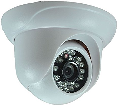 BlueFishCam Waterproof Dome CCTV Camera Wide Angle lens 3.6mm CMOS 1000TVL 24 LED Infrared Color With IR-CUT Security Camera