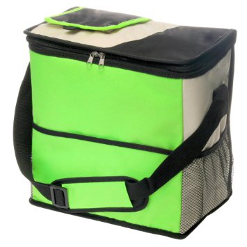 Large Insulated Cooler Bag  Lunch Bag by Sacko Green