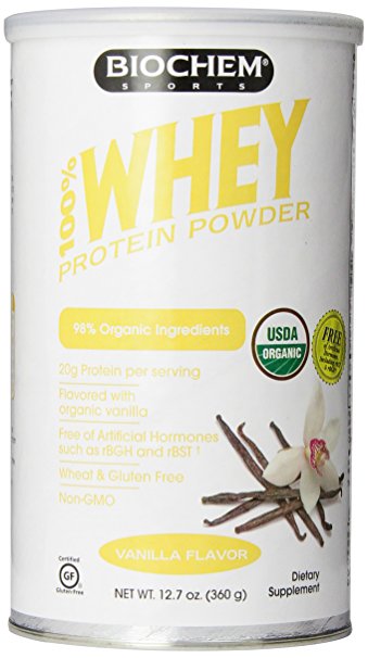 Country Life 100% Organic Whey Protein Nutrition Beverage, Vanilla, 12.7 Ounce