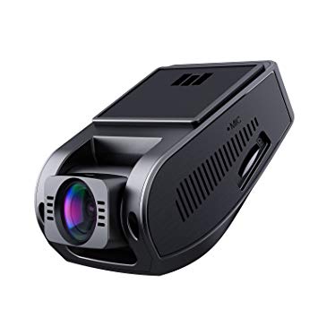 AUKEY 1080p Dash Cam with 170° Wide-Angle Lens, Dashboard Camera Recorder with G-Sensor, WDR, Loop Recording and Night Vision