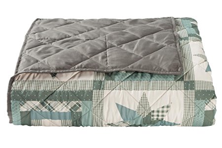 Reversible Star Quilt Print Comforter