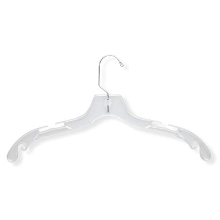 Honey-Can-Do HNGT01189 24-Pack Crystal Patterned Top Hanger, Clear