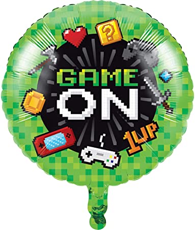 Creative Converting PC336670 Party Game On Foil Balloon-1 Pc