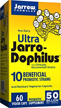 Jarrow Formulas Ultra Jarro-Dophilus, 50 Billion Organisms V-Capsules, 60 ct