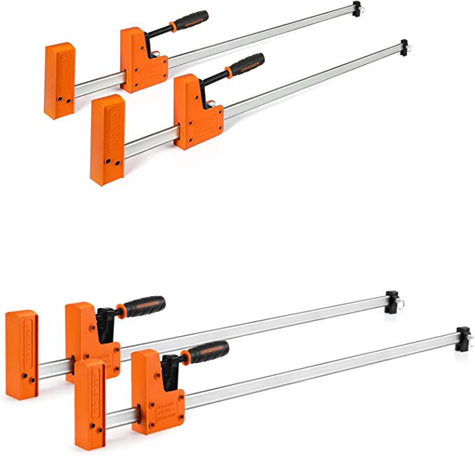 JORGENSEN 36-inch&30-inch Bar Clamp Set, 4-Pack