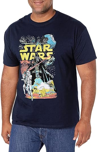 STAR WARS Young Men's Rebel Classic Graphic T-Shirt