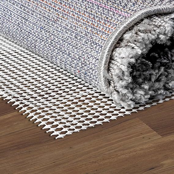 Unique Loom Anti-Slip All Surface Slim Indoor Use Rug Pad (4' 11" Round')