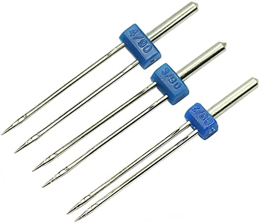 High Quality 3pc Durable Double Twin Needles Pins Sewing Machine Accessories New