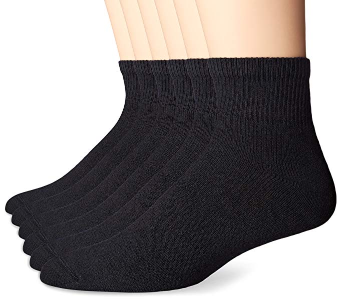 Hanes 6-Pack Cushion Ankle Socks