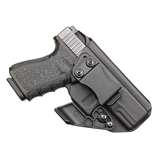 BrotherCraft Kydex Claw Holster for Glock 19/19x/23/32/45 gen 3/4/5- IWB/AIWB with Removable RCS Claw Concealment Wing, Adjustable Cant and Ride Height- Made in The USA