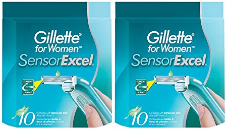 Gillette SensorExcel Refill Cartridges for Women-10 ct, 2 pk