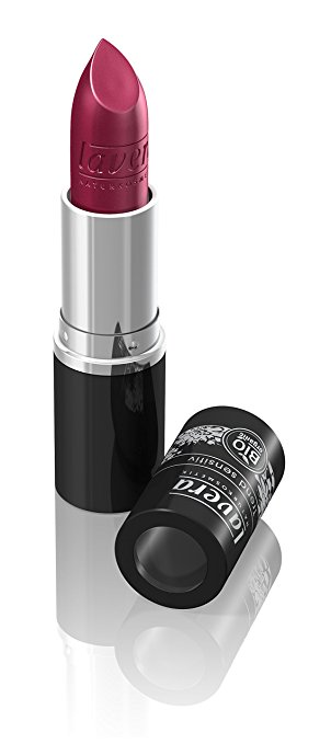 Lavera Beautiful Lips, Color Intense Natural Lipstick (Deep Red #04), Long Lasting, Glamorous Color - Protect, Moisturize and Condition lips (4.5g/0.15oz)
