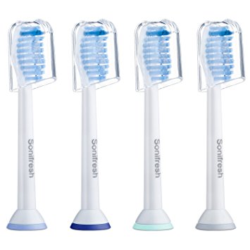 Sonifresh Sonicare Toothbrush Heads,Sensitive Replacement Heads For Philips Toothbrush, 4 Pack