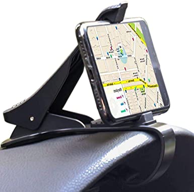 EXSHOW Car Cell Phone Holder, Car Dashboard Clip Non-Slip Durable Compatible with iPhone Xs Max/XR/XS/X/8 Plus/8/7 Plus/7 Samsung Galaxy S10/S9/S8 and Smartphones