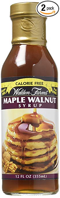 Walden farms Calorie Free Maple Walnut Syrup 12 Fl oz (2 Pack)