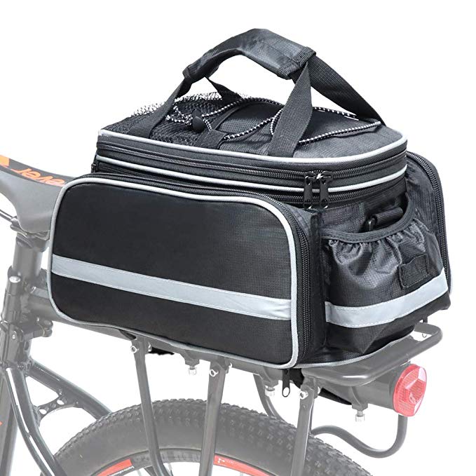 COFIT Bike Trunk Bag 25L/68L, Extensive Large Capacity Bicycle Rear Seat Pannier as Commuter Bag Luggage Carrier