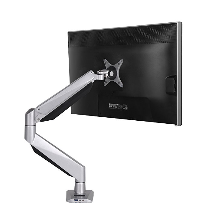 Loctek Heavy Duty Gas Spring Single LCD Arm Desk Stand Monitor (D7L)