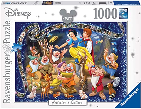 Ravensburger 19674 Disney Snow White Collector's Edition 1000 Piece Puzzle for Adults, Softclick Technology Means Pieces Fit Together Perfectly