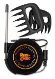 Maverick Redi-Chek Direct Connect Kitchen Thermometer - Compatible with iOS and Android Smartphone and Tablets - Download App from App Store or Google Play - Black including Bonus Meat Handler Bear Claw Style Forks - Also Used as a Pulled Pork Shredder