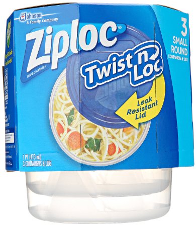 Ziploc Twist N Loc Container, Small