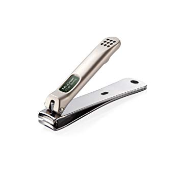 Nail Clippers Fingernail and Toenail Cutters, Hand-finished Cutting Edge for Maximum Sharpness, Made of Surgical Grade Stainless Steel with Built-in Nail File - by Mr.Green (Mr1113)