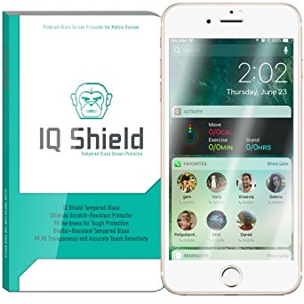 iPhone 7 Plus Screen Protector, IQ Shield Tempered Ballistic 3D Glass Screen Protector for iPhone 7 Plus (White Version) 99.9% Transparent HD and Shatter-Proof Shield