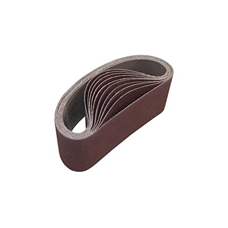 ALEKO 3-Inch x 18-Inch 240 Grit Aluminum Oxide Sanding Belt, 10-Pack