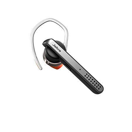 Jabra Talk 45 Bluetooth Headset for High Definition Hands-Free Calls with Dual Mic Noise Cancellation, 1-Touch Voice Activation and Streaming Multimedia (Black)