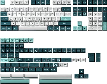 Akko Herb Garden OSA Profile Double-Shot PBT Keycap Set for Mechanical Keyboards