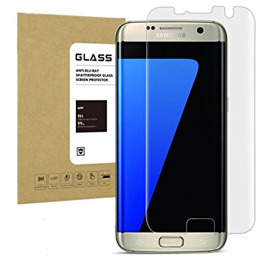 S7 Edge Screen Protector [2-Pack] MaxDemo Ultra HD Premium Shield Tempered Glass, Oil Resistant Coated [ Anti-Bubble][Anti-Scratch] Screen Protector for Samsung Galaxy S7 Edge