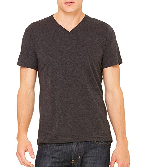 Canvas Men's Triblend V-Neck T-Shirt 3415