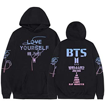 Kpop BTS Sweater Monster JIN SUGA Jimin V Hoodie Unisex Sweatershirt