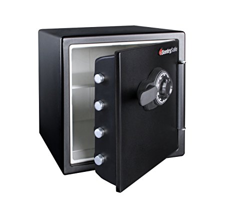 SentrySafe Fire and Water Safe, Extra Large Combination Safe, 1.23 Cubic Feet, SFW123CS