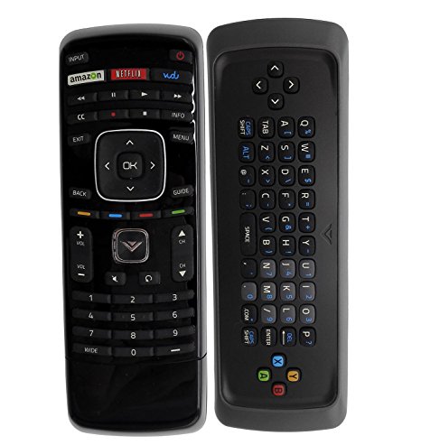 New XRT300 Keyboard TV Remote Control fit for Vizio TV E552VLE M3D470KD M3D470KDE M3D550KD M3D550KDE M420SV M470SV M550SV M320SL M370SL M420SL M470SL M550SL with Amazon Netflix Vudu