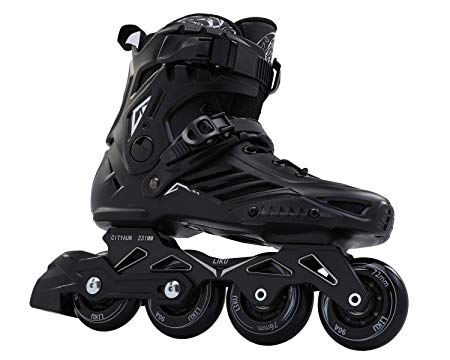 LIKU Black Professional Roller Inline Skates