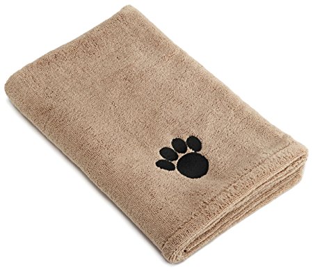 Ultra-Absorbent Pet Bath Towel for Small, Medium, Large Dogs and Cats, Machine Washable
