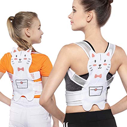 Lemon Tree Premium Posture Corrector for Kids & Women Back Corrector by ROSERAIN - Scoliosis Humpback Correction Belt for Girls-Physical Therapy Spinal Support Back Braces-Posture Trainer(Medium)