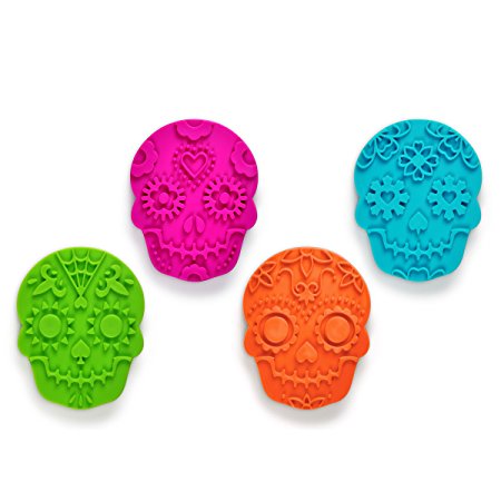 Fred & Friends SWEET SPIRITS Day of the Dead Cookie Cutter/Stampers, Set of 4