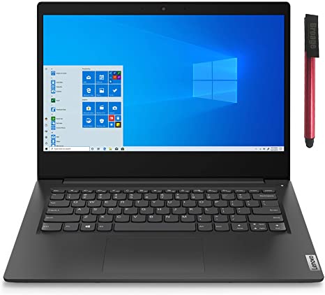 Lenovo Ideapad 3 14" Laptop Computer, Intel Pentium Gold 6405U 2.4GHz, 8GB DDR4 RAM, 256GB PCIe SSD, 802.11AC WiFi, Bluetooth 5.0, Webcam, Remote Work, Black, Windows 10 S, BROAGE 64GB Flash Drive