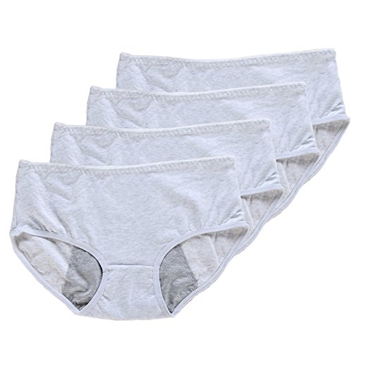 Phennie's Big Girls Menstrual Period Panties Briefs Teen Girls No Leak Underwear Pack Of 4