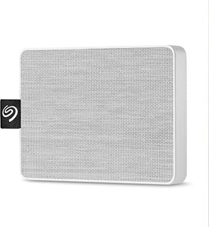 Seagate One Touch SSD 500GB External Solid State Drive Portable – White, USB 3.0 for PC Laptop and Mac, 1Yr Mylio Create, 2 Months Adobe CC Photography (STJE500402)