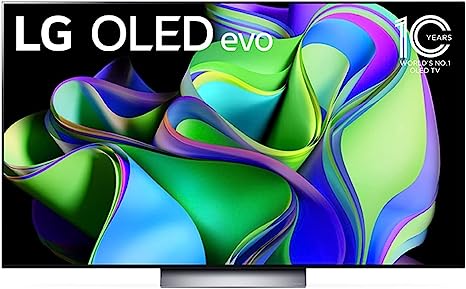 LG C3 OLED evo 65-Inch 4K Smart TV - AI-Powered, Alexa Built-in, Gaming, 120Hz Refresh, HDMI 2.1, FreeSync, G-sync, VRR, WebOS, Slim Design, Magic Remote Included, 65" Television (OLED65C3PUA, 2023)