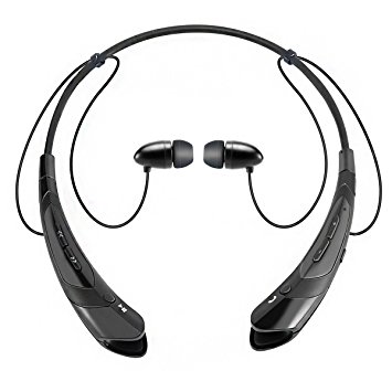 Bluetooth Earphone Headphones ,V4.1 Stereo Noise Cancelling Wireless Headset , Sport Neckband Style Magnetic Earbuds With Mic For Iphone Series And Android Phones(black)