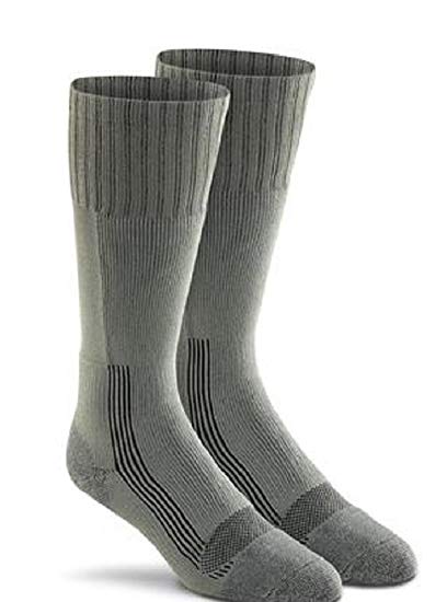 Fox River Men's Wick Dry Maximum Mid Calf Military Sock, 3 Pack (Foliage Green, Large)