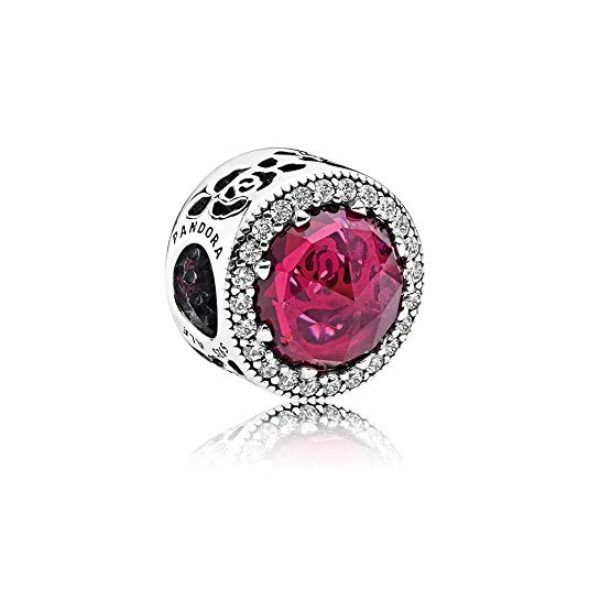 Pandora Sterling Silver Disney Belle's Radiant Rose Charm 792140NCC