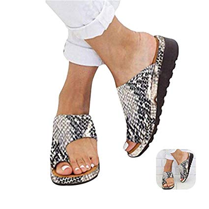 2019 New Women Comfy Platform Toe Ring Wedge Sandals Shoes Summer Beach Travel Shoes Comfortable Flip Flop Shoes