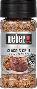 Weber Classic Grill Seasoning, 3.4 Ounce Shaker